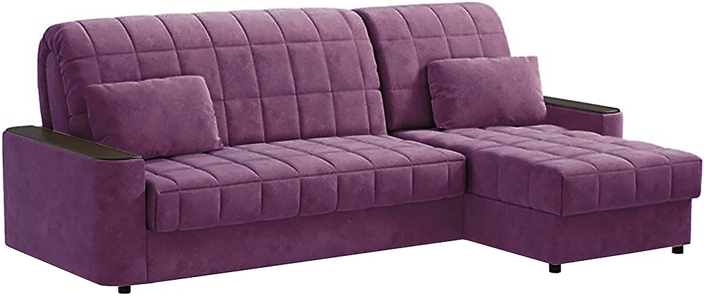 угловой диван для детской Даллас Плюш Фиолет
