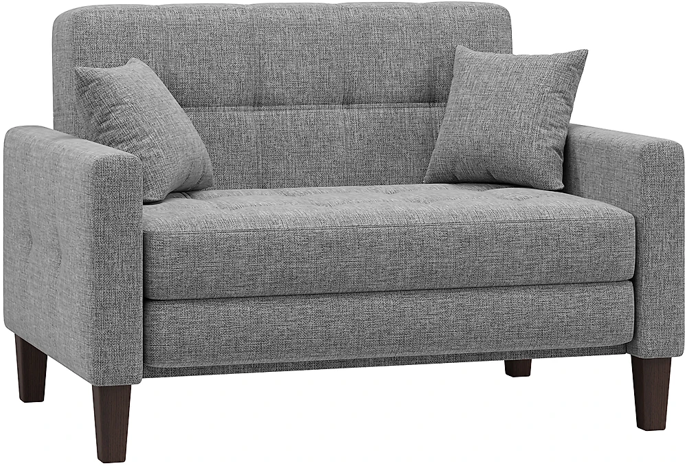 Прямой диван серого цвета Этро-3 Люкс Дизайн 1