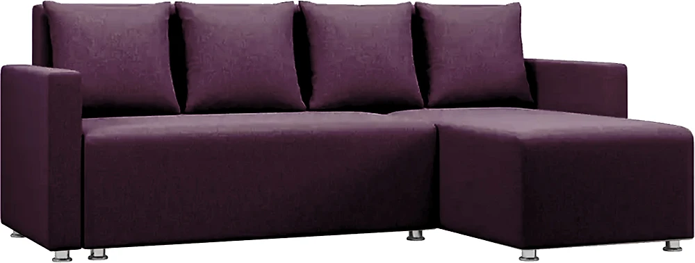 угловой диван для детской Каир Кантри Виолет с подлокотниками