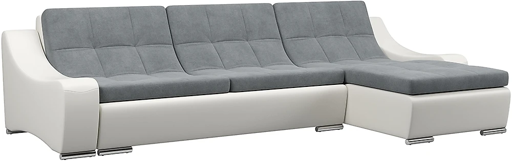  угловой диван с оттоманкой Монреаль-8 Слэйт