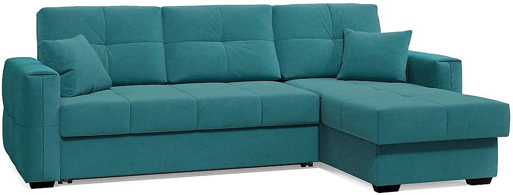 угловой диван для детской Клэр Плюш Азур