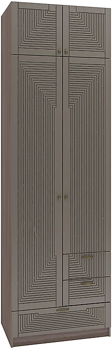 Распашной шкаф высотой 2,4 м  Фараон Д-12 Дизайн-2