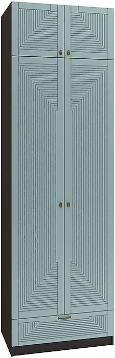 Шкаф с антресолью распашной Фараон Д-6 Дизайн-3