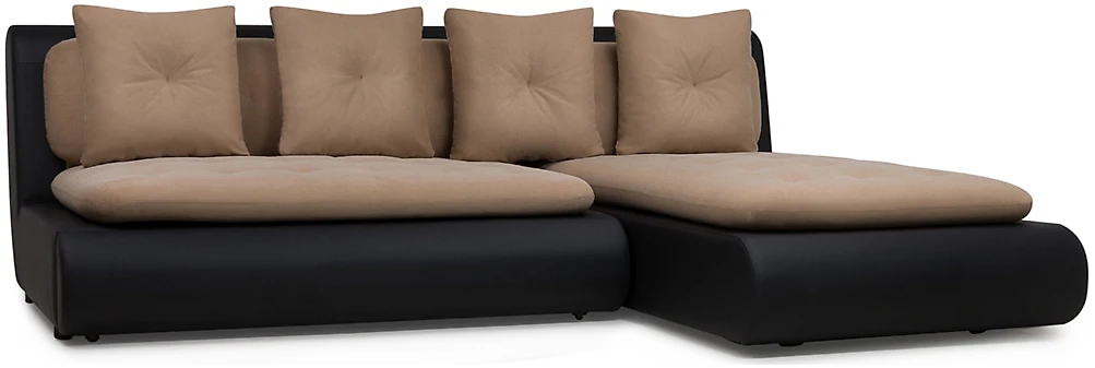 Г-образный диван Кормак-1 Плюш Латте