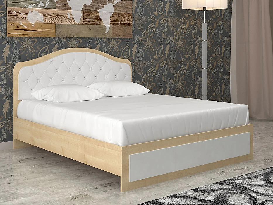 Односпальная кровать без ящиков Луиза-1 КС2 Дизайн-1