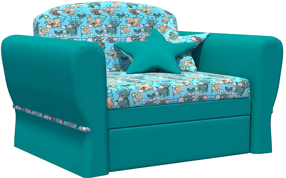 Детский диван для девочек Мини Слоники Блю