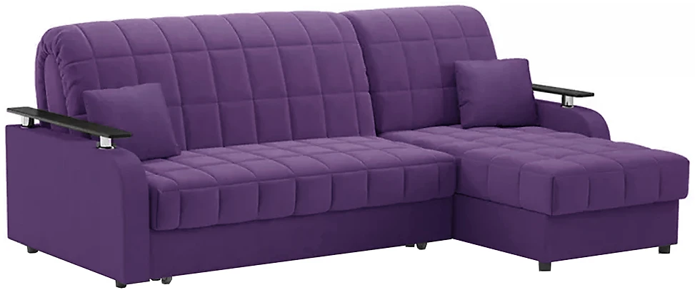 угловой диван для детской Карина Плюш Фиолет