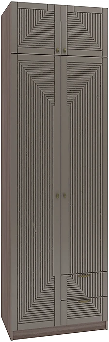 Распашной шкаф высотой 2,4 м  Фараон Д-9 Дизайн-2