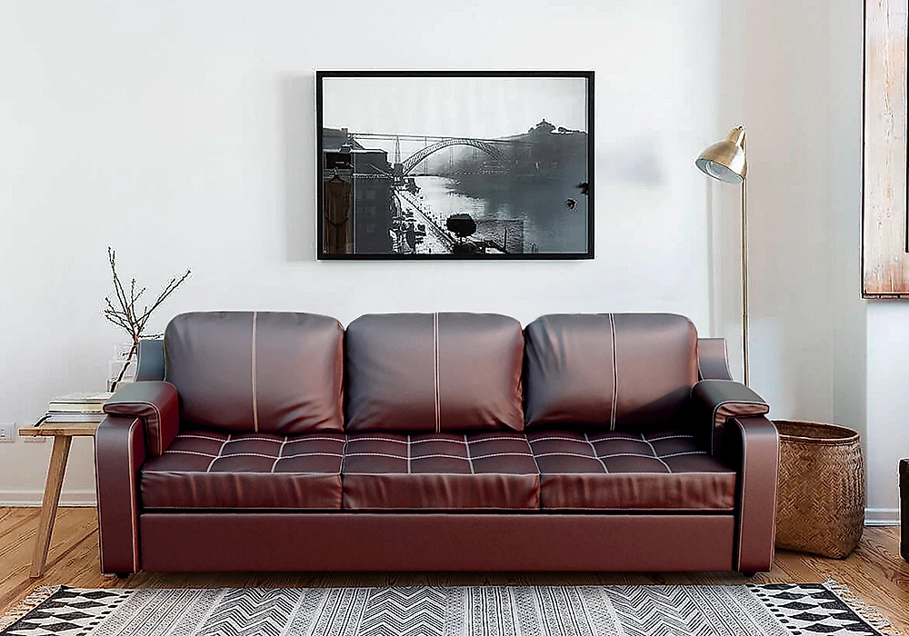 диван из кожи Берета Дизайн 5 кожаный