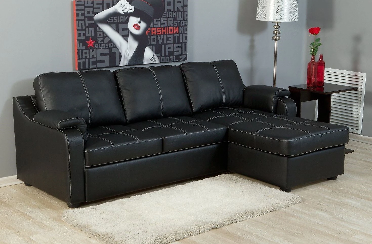 диван из кожи Берета Дизайн 1 кожаный