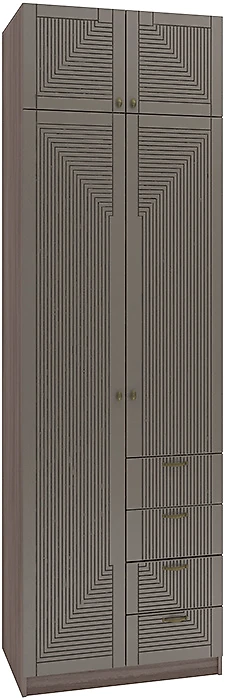 Распашной шкаф высотой 2,4 м  Фараон Д-11 Дизайн-2