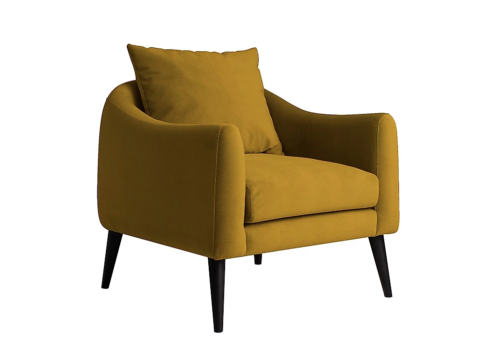 кресло желтого цвета Modigliani 343,4