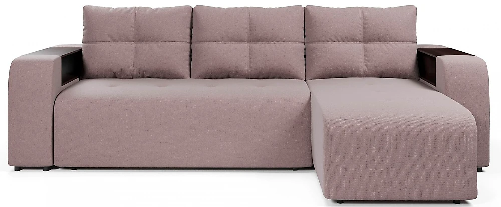 Угловой диван с левым углом Дуглас Плюш Ява