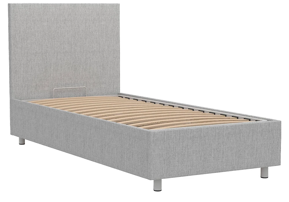 Кровать в современном стиле Белла 90х200 с бельевым ящиком Кантри Беж