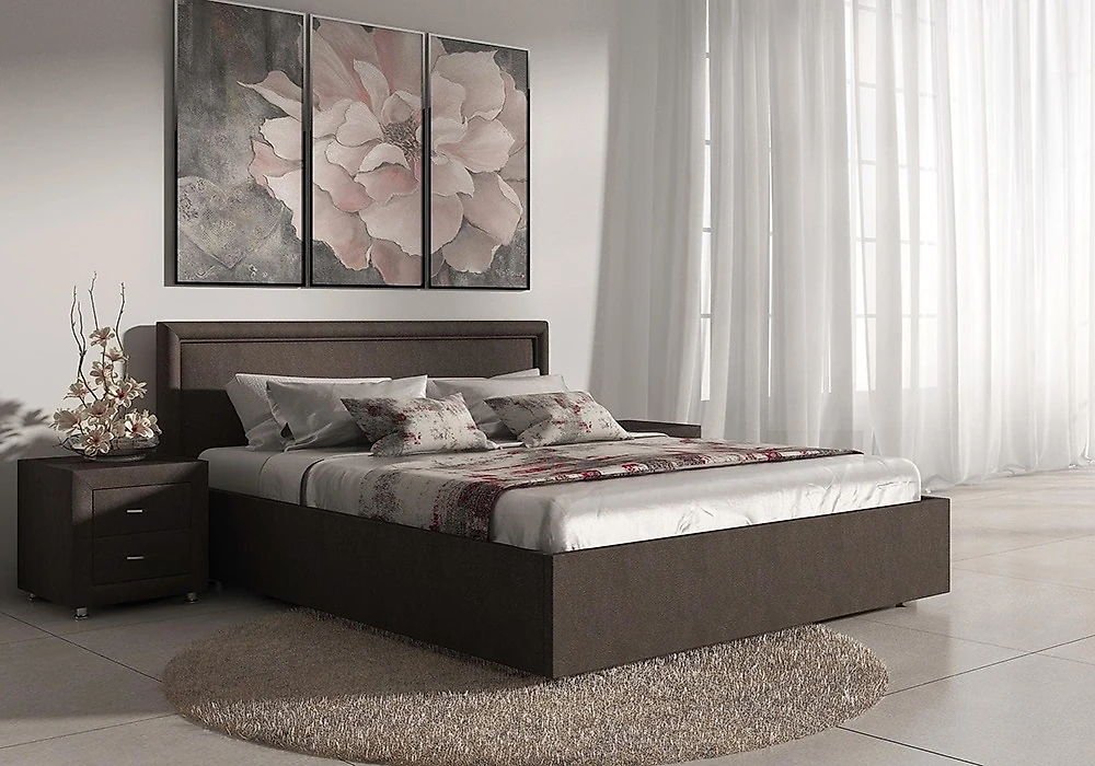 Двуспальная кровать с подъемным механизмом Bergamo-2 - Сонум (Bergamo-2) 160х200 с матрасом