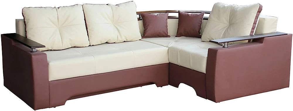 Большая диван кровать Комфорт Беж