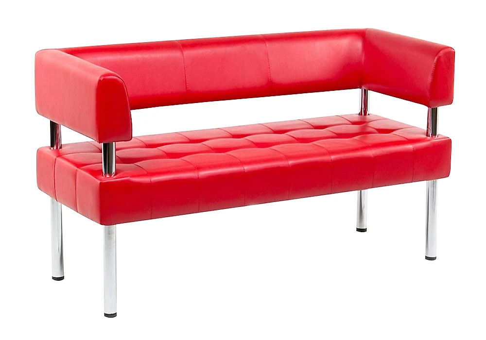 диван в офис Бизнес 162х78 Красный