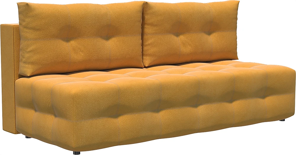 диван желтого цвета Денди Мини Плюш Дизайн 8