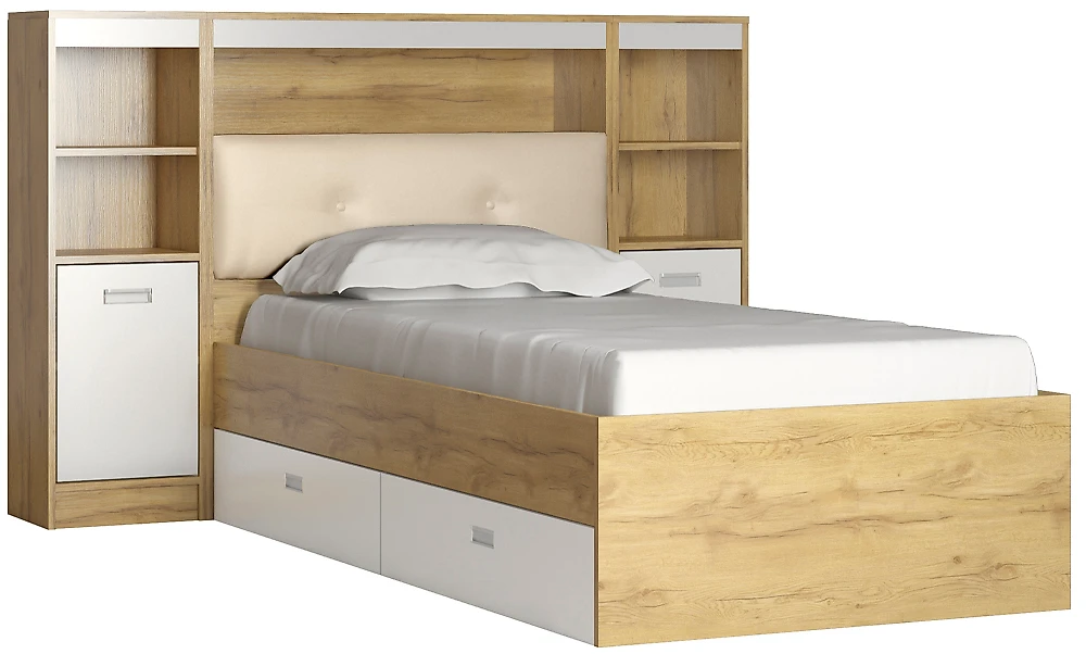Кровать  Виктория-5-90 Дизайн-1