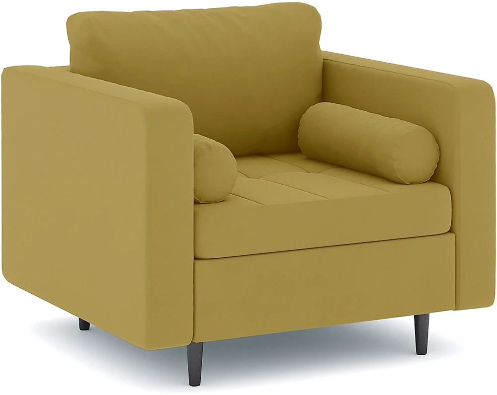 желтое кресло Деннес Дизайн 7