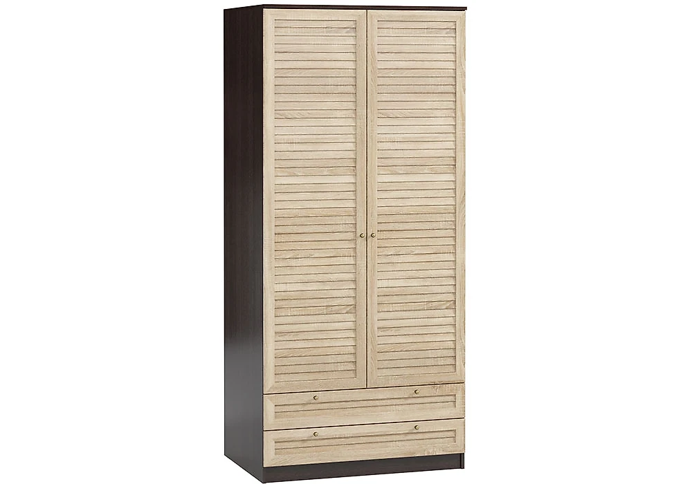 Шкаф в спальню с распашными дверьми Кантри 2.2 (Мини) Дизайн-1