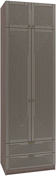 Распашной шкаф высотой 2,4 м  Фараон Д-7 Дизайн-2