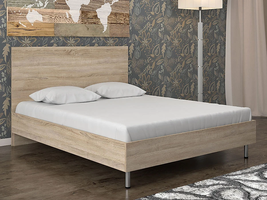 Односпальная кровать без ящиков Луиза-3 Л Дизайн-2